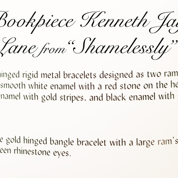 🏆 BOOKPIECE Kenneth Jay Lane Ram's Head Bracelet - Picture 5 of 16